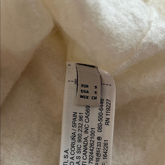 Massimo Dutti Cream Ruffle Sweater - Picture 4 of 5